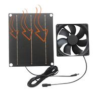 Generisch Ventilatore di scarico solare con modulo fotovoltaico, 30 Watt, ventilatore solare per pollaio, eliminazione degli odori, dispositivo di raffreddamento resistente alle intemperie, per