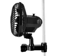 Generisch Ventilatore per la crescita delle piante - Ventilatore oscillante a morsetto da 25 W, 2 livelli di velocità, girevole, ideale per piante da interno, serre, terrario