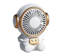 Generisch Ventilatore personale - Simpatico ventilatore astronauta, ventilatore di ricarica USB silenzioso per interni, scrivania, scuola, campeggio e viaggi