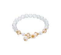 Generisch Verbundener Armbandring 2024 Armband für Damen, chinesisches Jade-Perlenarmband für ihre, Oma, Mutter, Vater, den täglichen Gebrauch Uhren Lederarmband Für Männer (White, One Size)