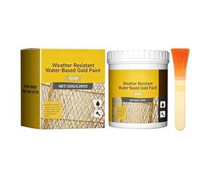 Generisch Vernice dorata per legno, a base d'acqua, ad asciugatura rapida, adatta per mobili, pareti, legno, vetro, esterni, specchi, argilla, falegnameria, pittori e