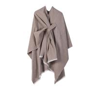 Generisch Verpennt For Evening Dresses Elegant Shawl Soft Open Front Poncho Sweater For Spring Fall Winter Sciarpa Donna Inverno, cachi, Taglia unica