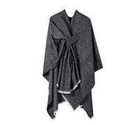 Generisch Verpennt For Evening Dresses Elegant Shawl Soft Open Front Poncho Sweater For Spring Fall Winter Sciarpa Donna Inverno, Nero , Taglia unica