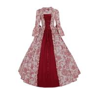 Generisch Vestito medievale da palazzo da donna, stile vittoriano, stile veneziano, comodo, elegante, per il tempo libero, feste, Halloween, feste in maschera, Lolita