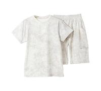 Generisch Vestito per bambini Ragazzo 86 Estate Bambino Ragazzi Ragazze Breve Senza Maniche Solide T Shirt Top Abbigliamento Pantaloncini Pantaloni Due Abiti Vestito Rosso Bambini, beige., 11-12 Anni