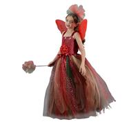 Generisch Vestito per ragazze, costume per ragazze, costume per cosplay, principessa, costume di Halloween, costume da principessa, per età compresa tra 2 e 10 anni