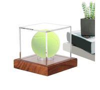 Generisch - Vetrina - vetrina, autografo, vetrina per palline, protezione dai raggi UV, trasparente, in acrilico, design durevole, per conservare in formato ufficiale, collezione protettiva