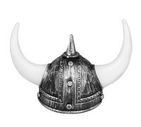 Generisch Viking Costume da uomo e donna, vestito di carnevale, casco vichingo, con corna, cappello di carnevale, cappello da guerriero, cappello per cosplay, accessori festival, copricapo per feste