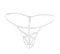 Generisch Vita Ice G-String Silk Briefs Sexy Bikini Micro Uomo Lento Mutandine Maschile Maglia Body, bianco, Taglia unica