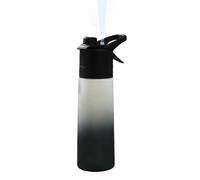 Generisch Water Bottle with Spray Mist - Portable Mist Bottle | Water | 650 ml Sport Water | Portatile con Easy Drink Spout for Gym, Running, Biking, Allenamento, Outdoor