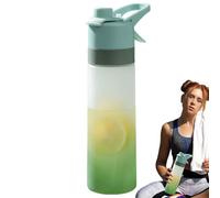 Generisch Water Bottle with Spray Mist - Portable Mist Bottle | Water | 650 ml Sport Water | Portatile con Easy Drink Spout for Gym, Running, Biking, Allenamento, Outdoor