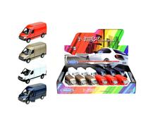 Generisch Welly Model Car Sprinter Panel Bus Red Collectable Car Toy Car