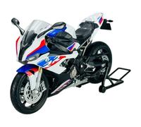 Generisch Welly Modello Moto Compatibile con BMW S1000RR S1000 RR Moto 1:12 1/12 Metallo Modello Moto Il Cast Nuovo in Scatola