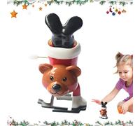 Generisch Windup Toys - Christmas Clockwork Toys Funny Toys, Holiday Wind up Toys, Windup Toys for Kids, giocattolo per bambini da 2,76 pollici Reindeer Bear Clockwork Toy for Kids