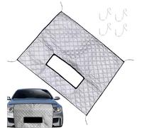 Generisch Winter Car Grille Cover Thermal Front Grille Shield for Rapid Engine Warm-Up, Windproof Quilted Fabric, Heavy Duty Cold Weather Protector for RV, Truck & SUV | Universal Fit