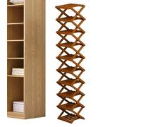 Generisch Wood Shoe Rack - 29 pollici Multi-Tier Foldable Footwear Organizer | Space Saving Shoe Holder for Entryway, Bedroom, Closet, Hallway, Garage and Apartment