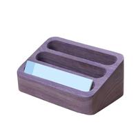 Generisch Wooden Business Card Holder - Desktop Card Display Rack, Organizer for Desk | Multiple Visiting Cards For Men Women Office Home Practical Stylish Accessory Use