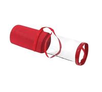 Generisch Wrapping Paper Storage, scatola trasparente per decorazioni Holiday for Strap, Christmas Wrapping Paper Roll Container with Handle, Ribbon Tape Card Accessories Utility Room Cabinet