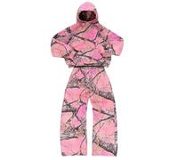 Generisch Y2K Retro Rosa Foglie Camouflage Felpa Uomo Donna Sportiva Casual Felpa con Cappuccio Streetwear Moda Hip Hop Stampa Lose Felpe con Cappuccio, Set rosa, 5XL