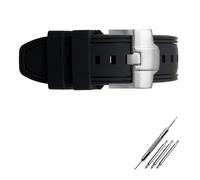 Generisch YGUKOJ Il nastro flessibile in silicone è compatibile con 23 mm 24 mm, misura unica, Agata