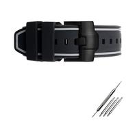 Generisch YGUKOJ Il nastro flessibile in silicone è compatibile con 23 mm 24 mm, misura unica, Agata
