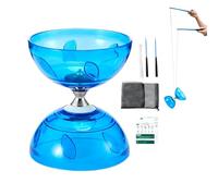 Generisch Yoyo giocattolo per bambini - Twin Head Ball Game, set di esercizi colorati con bacchette Net Bag | Classico gioco di abilità di bilanciamento per bambini, aule, piano di gioco