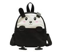 Generisch Zaini impermeabili per l'inizio della scuola, graziosi zaini per bambini e ragazze, grandi zaini per uscire, zaini leggeri per bambini, con animali, Nero , Taglia unica, Zaino daypack