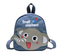 Generisch Zaini impermeabili per l'inizio della scuola, graziosi zaini per bambini e ragazze, grandi zaini per uscire, zaini leggeri per bambini, con animali, Blu, Taglia unica, Zaino daypack