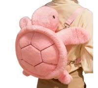 Generisch Zaino a forma di tartaruga, con peluche, per Halloween, per cosplay, per giocare, viaggi in famiglia, feste quotidiane, attività all'aperto, compleanno, scuola, ragazze e ragazze, Colore