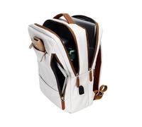 Generisch Zaino da donna a tinta unita, per computer portatile, 38 cm, alla, per il libero e la scuola, nella vita di tutti i giorni, per fitness, studio, lavoro, attività all'aperto