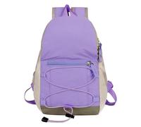 Generisch Zaino da trekking impermeabile, con cordino leggero, portatile, zaino da campeggio e da esterno, per uomini e donne, per pesca, campeggio, escursionismo, caccia, ciclismo e avventura, Lilla