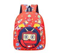 Generisch Zaino per bambini carino, supporto ergonomico, per la scuola, grande capacità, per gite, Colore: rosso, Einheitsgröße, Zaino daypack