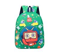Generisch Zaino per bambini carino, supporto ergonomico, per la scuola, grande capacità, per gite, verde, Einheitsgröße, Zaino daypack