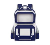 Generisch Zaino per bambini di alta qualità con grande scomparto principale, ideale per la scuola e il tempo libero, strisce riflettenti, sistema di trasporto ergonomico, zaino da viaggio in nylon