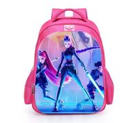 Generisch Zaino per bambini KPop Demon Hunters - Elegante zaino per la scuola per ragazze e ragazzi, design anime con comfort, Stlye-10, 17Inch