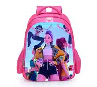 Generisch Zaino per bambini KPop Demon Hunters - Elegante zaino per la scuola per ragazze e ragazzi, design anime con comfort, Stlye-6, 17Inch