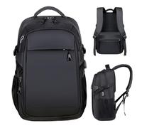 Generisch Zaino per computer portatile da uomo - Borsa da viaggio traspirante - Borsa per affari e lavoro | Per uomini d'affari ufficio gamer insegnanti freelance fotografi biblioteche riunioni