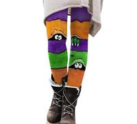 Generisch Zaino per la scuola, da ragazza, con stampa, leggings da stivale, catena, giallo., M