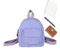 Generisch Zaino per la scuola per adolescenti, zaino alla moda, borsa per libri, borsa per computer portatile, borsa leggera per adolescenti e ragazze per l'inizio della scuola, Lilla, Siehe