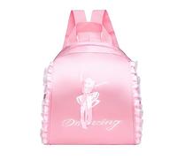 Generisch Zaino per la scuola per bambini, alla moda, per danza latina, balletto latino, borsa per la scuola da principessa, Colore: rosa., Einheitsgröße, Zainetto