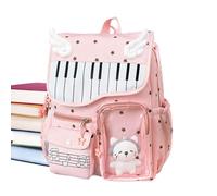 Generisch Zaino per pianoforte, ed elegante, a pois, con, Colore | Zaino a tema musicale per studenti, donne, scuola elementare, liceo, medie e professioni