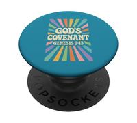GENESI DELL'Alleanza di DIO 9:13 - Arcobaleno - Santa Fede Cristiana PopSockets PopGrip Adesivo