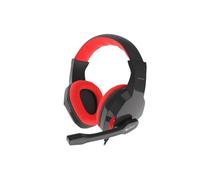 Genesis Argon 110 - Cuffie Gaming 2.0 con microfono, MiniJack 3,5 x 2, controllo del volume, colore: rosso