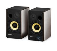 Genesis Arsen 502BT Altoparlante Bluetooth 2.0, 60 W, MDF, per PC, Marrone | Altoparlante attivo per PC 2.0 con Bluetooth 5.3, ingresso ottico, RCA, jack da 3,5 mm e uscita cuffie