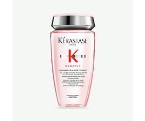 Genesis Bain Hydra-Fortifiant Shampoo 250 ml Lo shampoo Genesis Bain Hydra-Fortifiant di Kérastase è una formula chiarificante che aiuta a ridurre al minimo il rischio di rottura e caduta dei capelli.