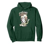 Genesis Cappellaio Matto Felpa con Cappuccio, Unisex per Adulti, Verde Foresta, S