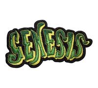 Genesis Classic Logo Cut Out Verde Woven Patch Size One Size