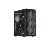 Case PC GENESIS Diaxid 605 ARGB Midi Tower Nero Compatibile AIO 420 RGB