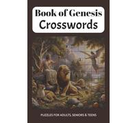 Genesis Easy Crossword Puzzle Book: Entertaining and Easy Brain Workouts, Fun Challenges for Relaxation | 6x9 inches, 60 pages | Great for Vacations, Holidays and Free Times