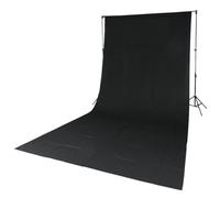 Genesis Gear Chromakey Fondale nero 180x280cm con passante per asta da 8,5cm